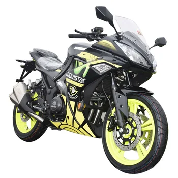 Nagy sebességű 130KM / H benzin SINSKI Sport motorkerékpár 400cc kétkerekű versenyzés városi közúti motorkerékpár