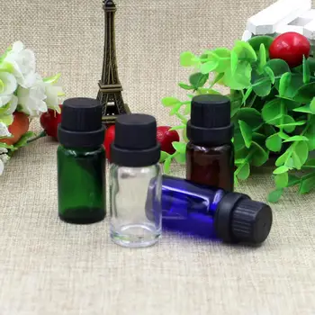  nagykereskedelem 10 ml-es kis üveg kozmetikai palack üres illóolajminta csomagolás csomagolás palackok gyermekbiztos kupakkal