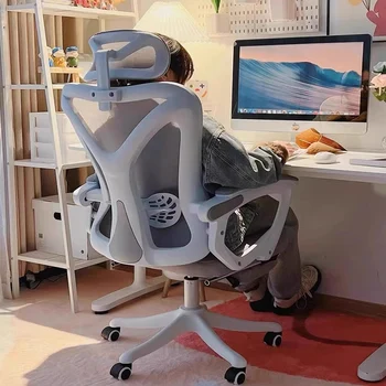 Nordic Gaming irodai szék Kawaii forgóasztal várakozás ergonomikus irodai székszerkesztő Hiúság Silla Oficina ergonómiai ház bútor