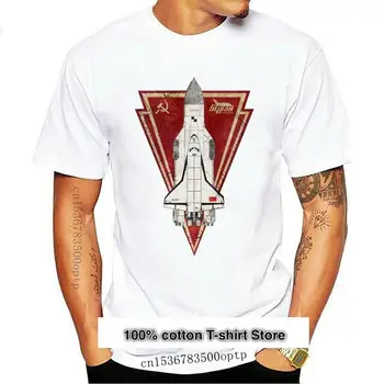 Nueva Marca Oroszország CCCP Energiya Buran V01 el programa de exploración espacial camiseta verano MenShort Camiseta de manga