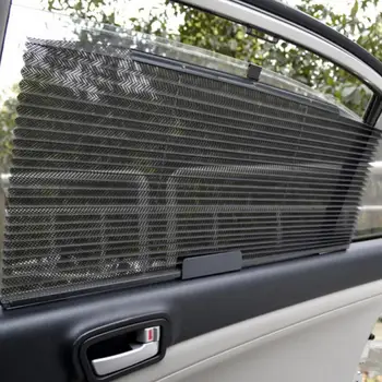 Nyári autó automata visszahúzható oldalablak függöny Napvédő árnyékoló árnyékoló napernyő