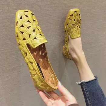Nyári cipők nőknek Hímzőtervező Puha papucs naplopók Moccasin Leisure