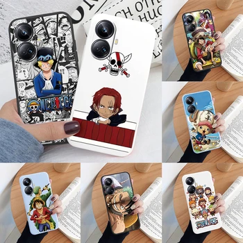 One Piece for Realme 10 Pro Plus Shell Phone Case rajzfilm Roronoa-Zoro szilikon puha fekete tok a Realme 10 Pro+ Funda ajándékhoz