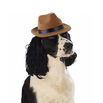 Puha cosplay kiegészítők macskáknak Kutyák fejfedők fejdísz fotó kellékek kutya jelmez kisállat sapka kisállat kalap kutya cowboy kalap