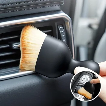 Puha tisztítókefe autólevegő-kimenethez Porseprő eszközök Automatikus belső tisztító kefék Karcmentes autó részletező eszköz