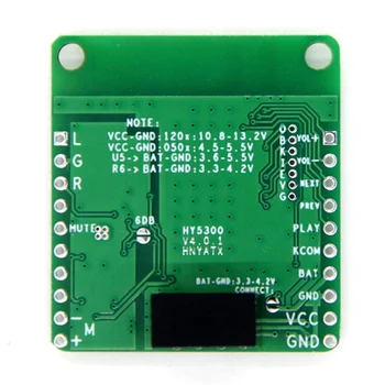 QCC3008 APTXLL vevőkártya modul HiFi Bluetooth 5.0 TWS Audio autós Bluetooth vevő kártya (DC szigeteléssel, 12V)