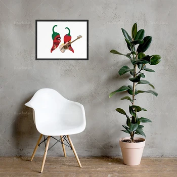 Red Hot Chili Pepper Peppers Wall Art Imprimer