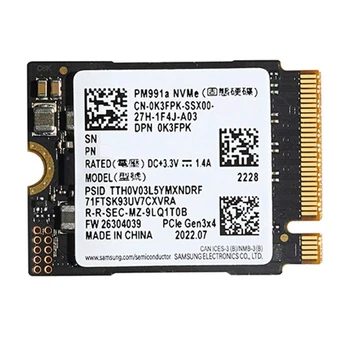 Samsung PM991A 1TB M.2 2230 30 mm-es Nvme Pcie SSD-hez Steam Deckhez / Surface Pro-hoz Dell / HP / Lenovo / laptop számára Könnyen használható