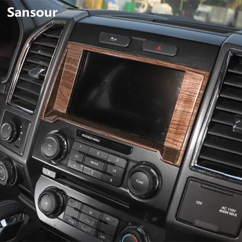 Sansour a Ford F150 2015 2016 ABS autó belső műszerfal navigáció GPS borító dekoráció díszítő matricák Autó stílus 5 szín