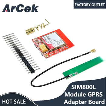 SIM800L modul GPRS adapter kártya GSM MicroSIM kártya Minimális alaplap antennával