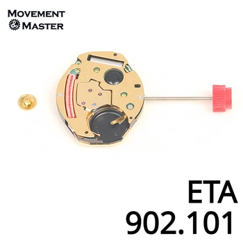svájci eredeti vadonatúj ETA902.101 Movement 3 kezes kvarc mozgás 902101 óra mouvement pótalkatrészek