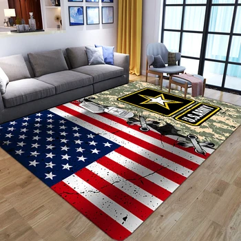 szőnyeg a padlón 3D amerikai zászló nyomtatott nagy szőnyeg nappali hálószoba puha szivacs fürdőszoba mosható lábtörlő szőnyeg