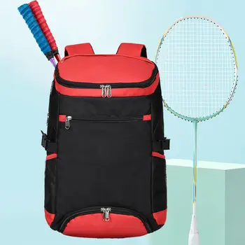 Tenisz hátizsák Nagy kapacitású cipőrekesz ütőtáskával Tollaslabda hátizsák squash ütőkhöz Labdák kiegészítők