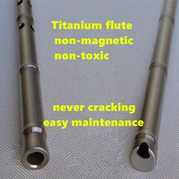 Titán fém fuvola Xiao 80cm G F Key Xiao Fuvola Keresztirányú fuvola nem Dizi Professional Metal Flauta Xiao Önvédelmi fegyver