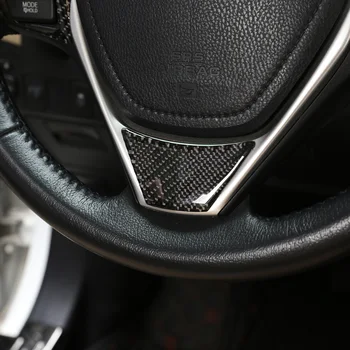 Toyota Corolla 2014 - 2018 autó kormánykerék dekoratív tapasz szénszálas belső kiegészítők 1 db