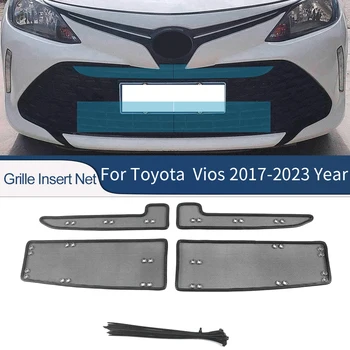 Toyota Vios 2017-2023 autós tartozékokhoz Hűtőrács betét háló rovarirtó por Szemétálló belső burkolat védőháló