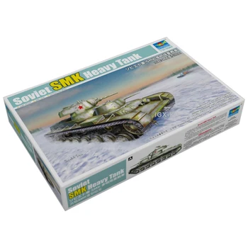 Trombitás 09584 1/35 Szovjet SMK nehéz harckocsi szerelvény műanyag ajándék játék modell építőkészlet