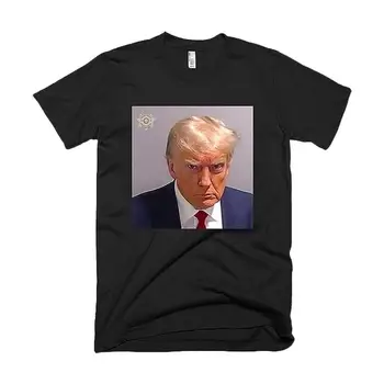 Trump 2023 Mugshot póló vicces és kreatív Trump bögre lövés póló Trump 2023 bögre ingek felnőtteknek Fiatalok Trump Cos ajándék