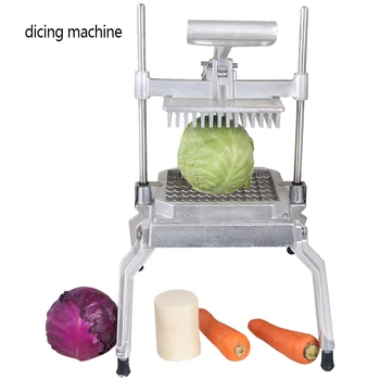  Többfunkciós zöldségvágó gép Kereskedelmi zöldségvágó gép Kézi saláta kockázó gép Élelmiszer-feldolgozó