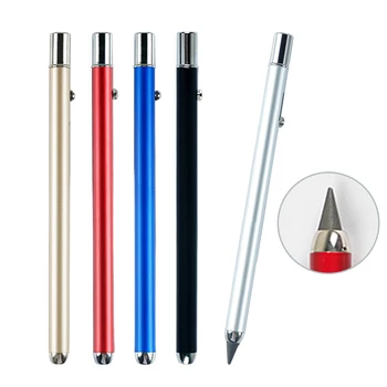 Többszínű fém tinta nélküli örök ceruza visszahúzható hegy Gyerekek HB írás ceruza diák ajándék iskolai törölhető toll Kawaii kellékek