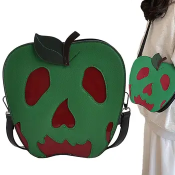 Tök Messenger táska Halloween mini pénztárca vicces koponyával Divatújdonság Ördög kereszttest pénztárca Halloween válltáska pénztárca