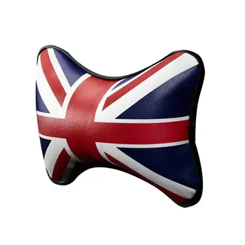 UK zászló Patriotic Travel párna nyakra Union Jack zászló nyaktartó ülések párnák PU bőr PP pamut kényelmes nyak