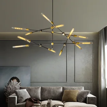 Vintage ipari csillár étkezőhöz LED dekoratív lámpa Nordic minimalista manó bár Cafe asztal függő lámpák LED spot