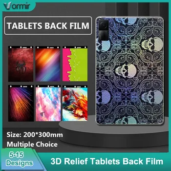 VORMIR 20db színes film táblagépekhez 200 * 300 mm-es matricák DIY bőr iPad Air Pro 10.2-hez 10.9 hátlapvédő vágóhoz