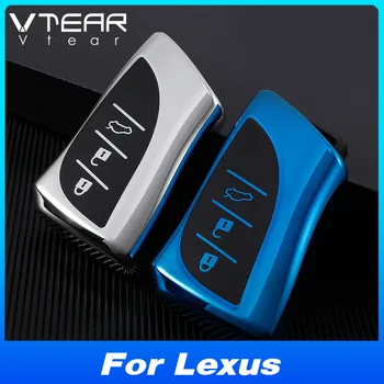 Vtear autó távirányító összecsukható kulcstok tok fedél héj automatikus kulcstartó divat tpu teljes védelem tartozékok alkatrészek Lexus es gx is ls