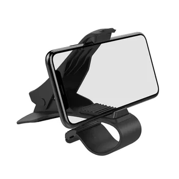 WIKO SUNNY 5 (2020) autóhoz GPS navigációs műszerfal Mobiltelefon-tartó csipesz - fekete