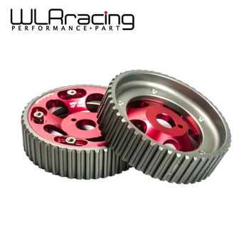 WLR RACING - (1Pair)FOR Toyota 1JZ 2JZ DOHC motor állítható alumínium tárcsa bütykös fogaskerék piros WLR6531R