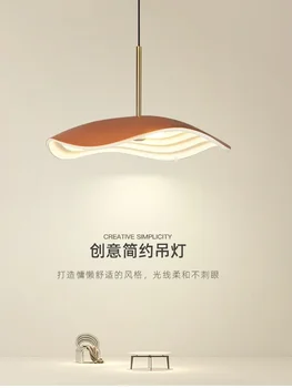 étkező Csillár Nordic Lotus Leaf Bar lámpa új, modern minimalista hálószoba LED lámpa