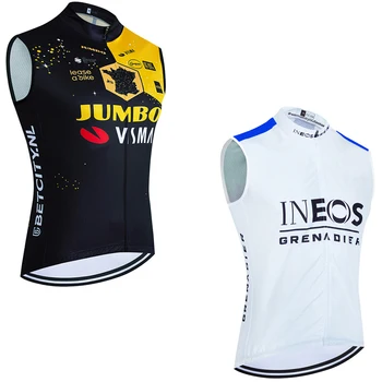 Új 2024 JUMBO kerékpáros mez INEOS Team Fashion Quick száraz Pro kerékpáros mellény Maillot férfi női Ropa Ciclismo kerékpár póló ruházat
