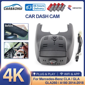 ÚJ 4K HD 2160P Plug and Play autós DVR műszerfalkamera kamera Wifi videofelvevő Mercedes Benz GLA GLA260 A180 A180D W117 W156 W176