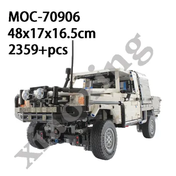 Új MOC-70906 autó építőelem terepjáró kisteherautó mászó teherautó fiú ajándék összeszerelés modell összeszerelés puzzle játék