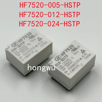 100% eredeti Új 1PCS/ HF7520-005-HSTP HF7520-012-HSTP relé 16A 4pins