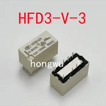100% eredeti Új 2DB HFD3-V-3 DC3V relé 1A 8 tűs