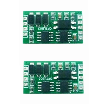 2 db ipari minőségű RS485 - TTL232 RXD TXD R / D elszigetelt kommunikációs túlfeszültség-védelmi modul Arduino PLC ESP8266