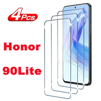 4DB 90Lit edzett üveghez a Honor 90 Lite 5G képernyővédő fóliákhoz Honar 90Lite Honor90Lite 6.7inch biztonsági védőfóliák