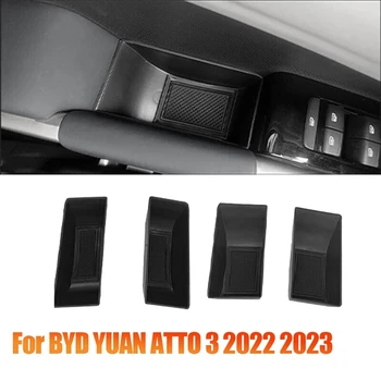 Autó belső ajtó kartámasz tároló doboz fedél tok ajtófogantyú BYD YUAN Plus EV ATTO 3 2022 számára