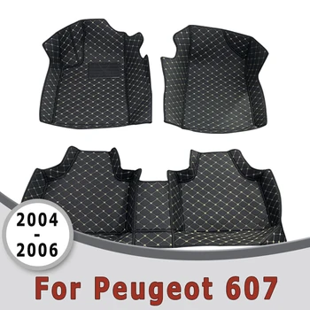Autó padlószőnyegek Peugeot 607 2006 2005 2004 Szőnyegek Autó belső alkatrészek Tartozékok Termékek Csere járművek Vízálló