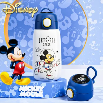 Disney Mickey termosz vizes kupa Marvel Pókember rozsdamentes acél 316 vákuum diák egyenes ital szívószál Keep Wam Gater üveg