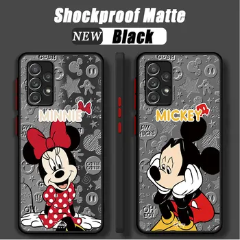 Disney Minnies Mickey Heart matt tok Samsung Galaxy A34 A54 A13 A23 A33 A53 A22 A32 A52 A12 S23 Ultra A30 A50s Plus tok