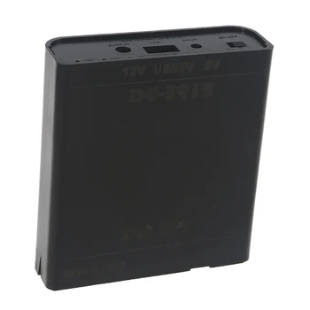 H052 USB 5V DC 9V 12V kimenet 3x 18650 akkumulátor UPS DIY power bank doboz router mobiltelefon tablet modem CCTV kamera