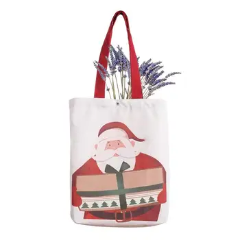 Mikulás karácsonyi táska Mikulás kézitáska bevásárlótáskák Újrafelhasználható karácsonyi bevásárló válltáska Mikulás táska munkahelyi iskolához