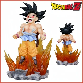 raktáron Anime Dragon Ball Z 18cm Ssj4 Goku figura Goku Transform Ozaru akciófigurák Pvc szobor dekoráció játékok modell ajándék