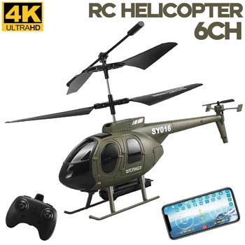 Rc helikopter 6Ch 4K kamera RC repülőgép 2.4G RC helikopterek felnőtteknek Elektromos repülőgép repülő játék gyerekeknek